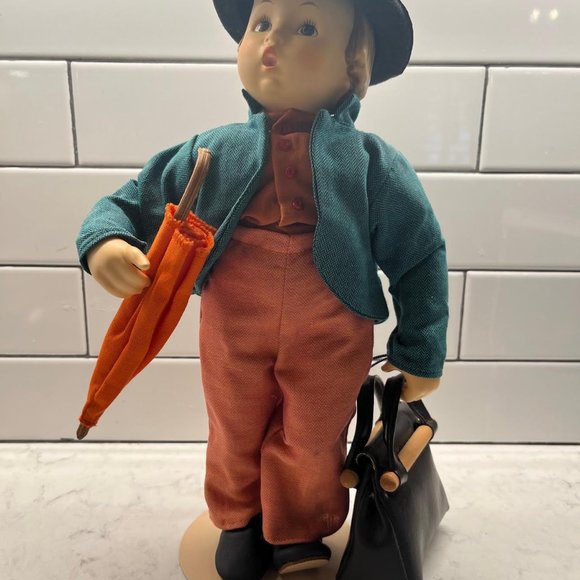 Danbury Mint Hummel Doll - "Merry Wanderer" (14") - Picture 1 of 6